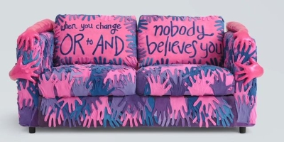 Bisexual love seat by IKEA